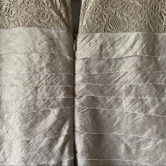 **NWT** Silver Dress w/ Jewel Collar Detail Size16 - Picture 8 of 10